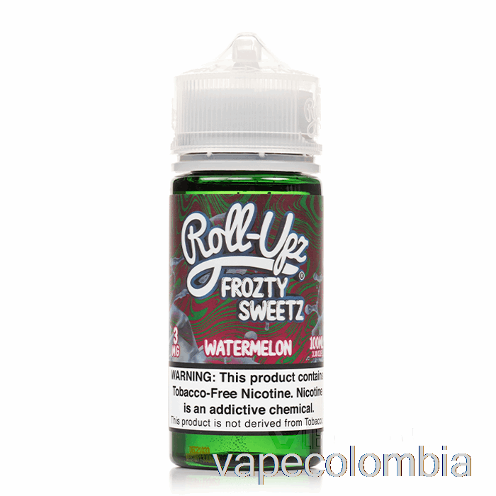 Vape Recargable Sandía Ponche Hielo - Jugo Roll-upz - 100ml 0mg